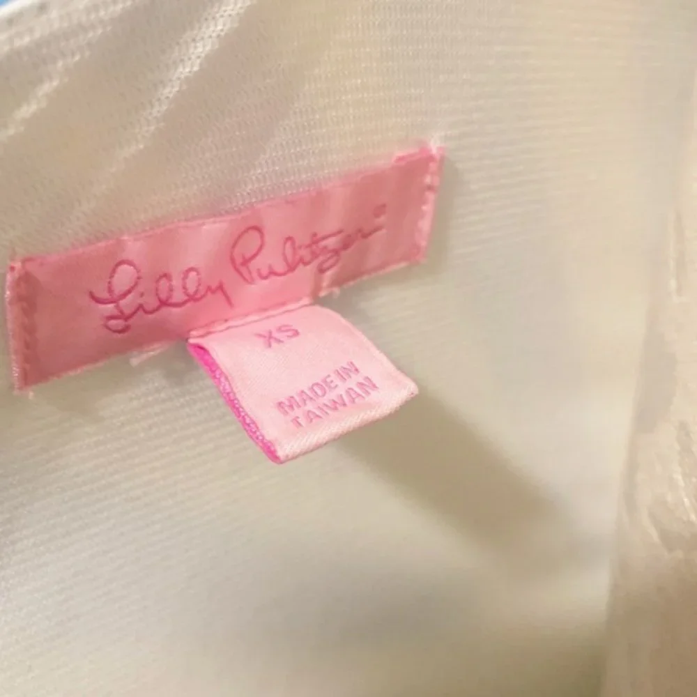 Lilly Pulitzer Callie For the Shell of it Seashell Print Casual Dress XS